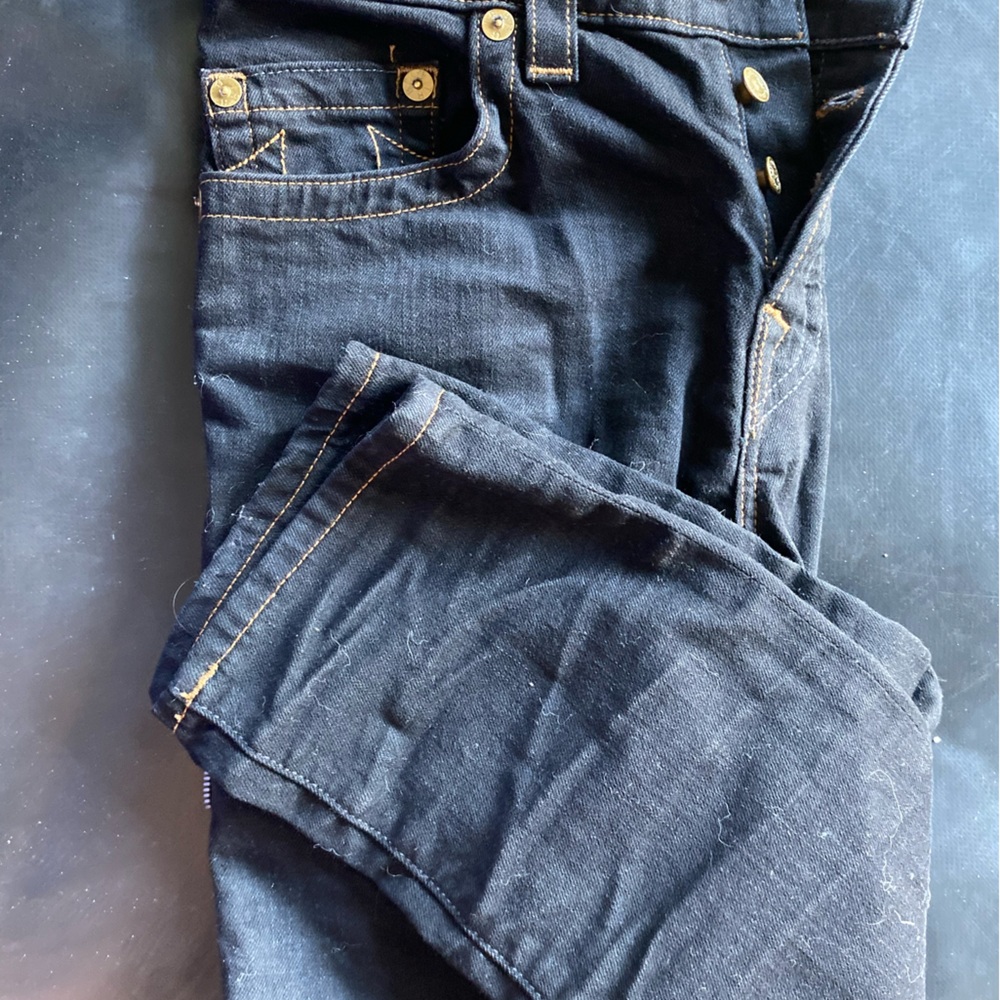 True religion black skinny jeans never worn